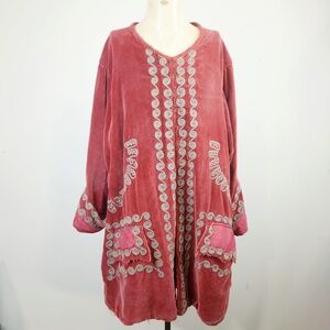 Magnolia Pearl Velvet Kryssa Coat